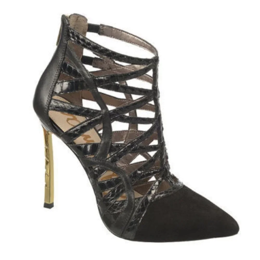 NWOB Sam Edelman Sydney Tribal Caged Heels